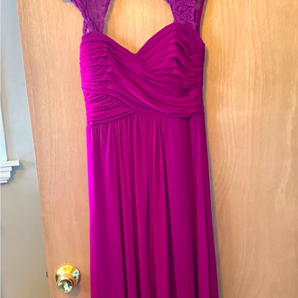 Purple formal dress